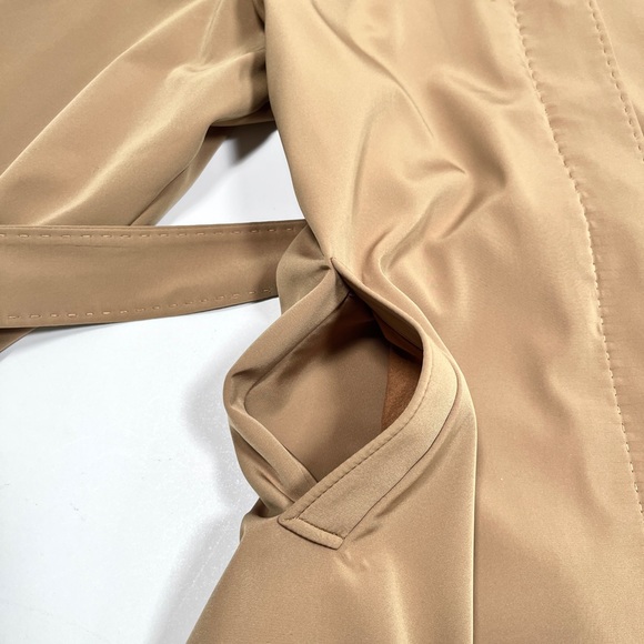 Casey Park genuine mink color trench coat jacket - Picture 9 of 12